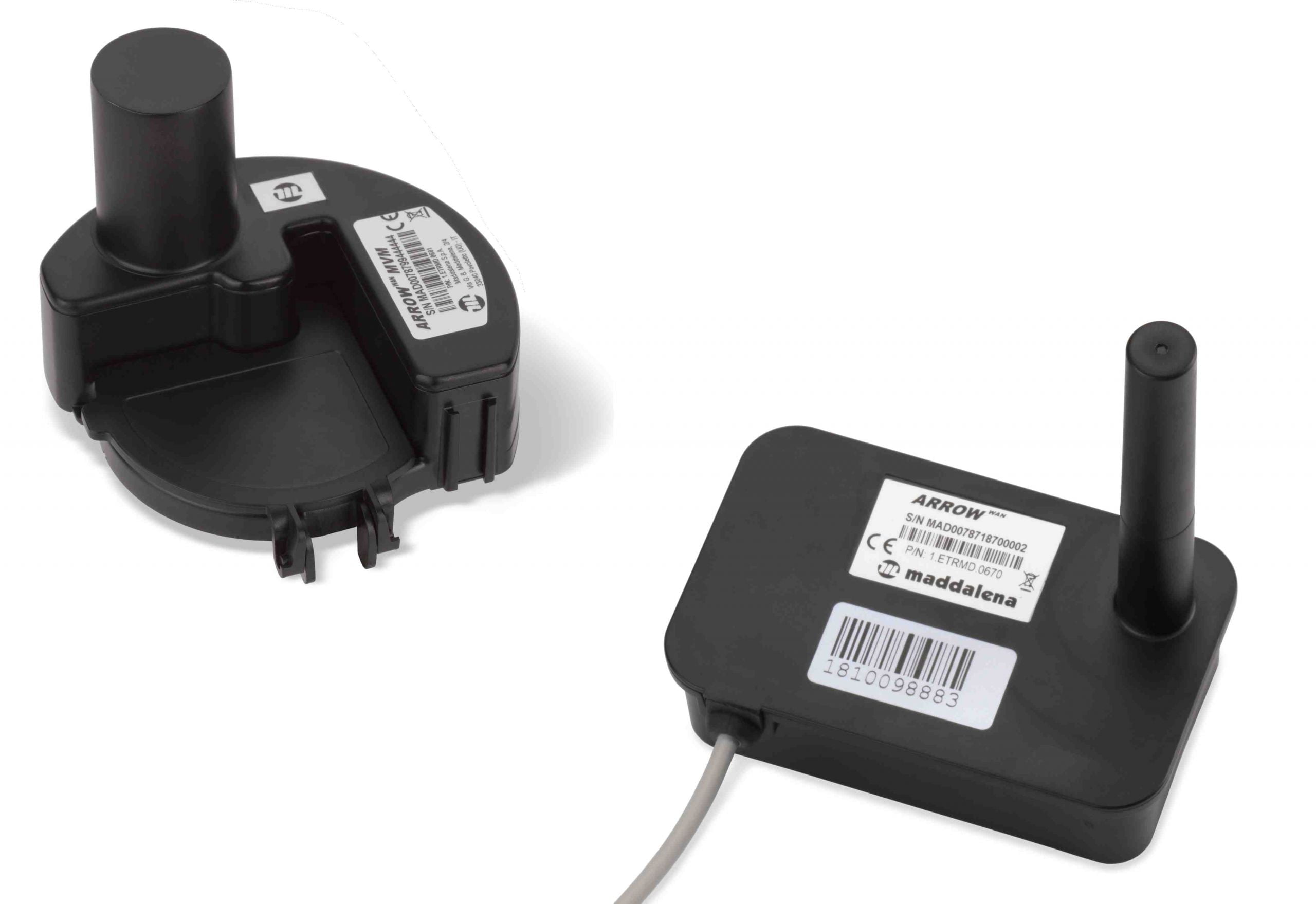 Pulsgever Maddalena MVM Arrow WAN2 Wm-Bus / Lora 868 puls inductief 1P/L draadloos - Afbeelding 3