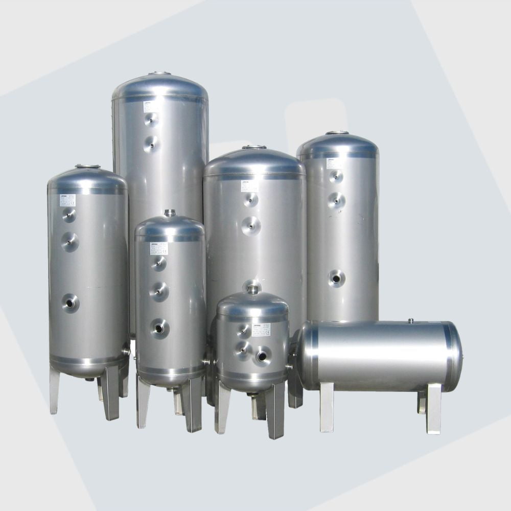 verticale en horizontale RVS tanks