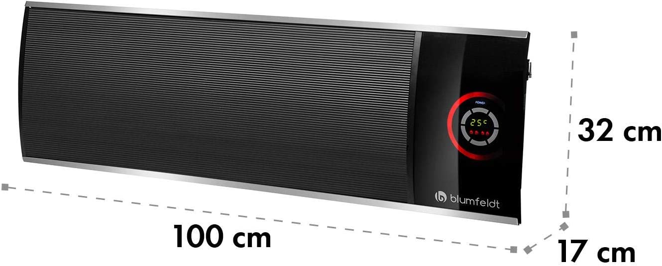 Ultra infrarood 2200 Watt verwarmingspaneel elektrisch met afstandsbediening - Afbeelding 2